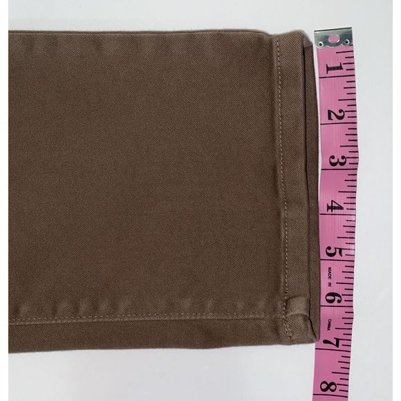 NYDJ Pull On Jegging Jeans Elastic Tan Brown Skinny Stretch Neutral High Rise 16 - Picture 11 of 14